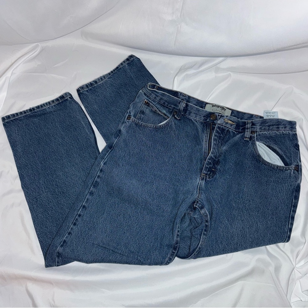 Wrangler Authentic Blue Denim Jeans